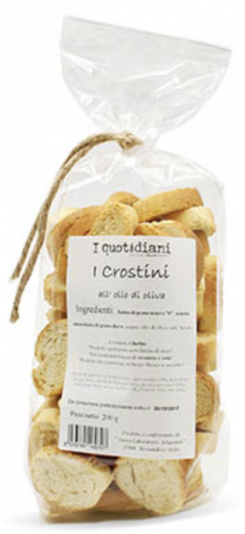 Crostini all'Olio extra vergine d'Oliva, 200 g